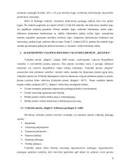 Elektroninės valdžios diegimas valstybės įmonėje „Regitra“ 8 puslapis