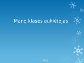 Mano klasės auklėtojas