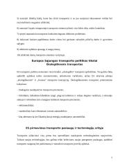 ES geležinkelių transporto politika 5 puslapis