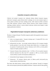 ES geležinkelių transporto politika 6 puslapis