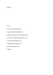 Referatas LED Šviesa 2 puslapis