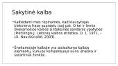 Kalbos raiškos priemonių vartojimas viešosiose kalbose  8 puslapis