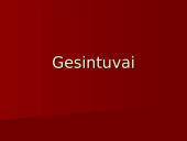 Gesintuvai skaidrės