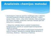 Fizikiniai-cheminiai (instrumentiniai) analizės metodai 7 puslapis