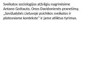 Savižudybės Lietuvoje psichosocialinio konteksto atžvilgiu 5 puslapis