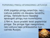 Pinigų istorinė raida ir pinigai Lietuvoje 18 puslapis