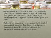 Maisto produktų konservavimo metodai 11 puslapis