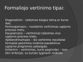 Vertinimo samprata 8 puslapis