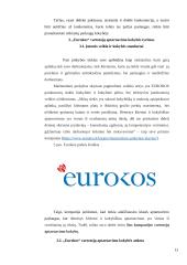 „Eurokos“ vartotojų aptarnavimo kokybės vertinimas 13 puslapis