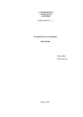 ES tapatybė: kas yra europietis?