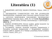 Žurnalisto kompetencijos ir gebėjimai šiandienos žiniasklaidoje 10 puslapis