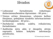 Žurnalisto kompetencijos ir gebėjimai šiandienos žiniasklaidoje 8 puslapis