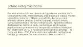 Betono kietėjimas žiemą ir vasarą 8 puslapis