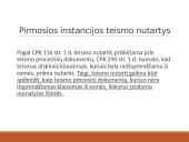 Pirmosios instancijos teismo sprendimai, nutartys ir rezoliucijos 15 puslapis