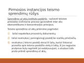 Pirmosios instancijos teismo sprendimai, nutartys ir rezoliucijos 9 puslapis