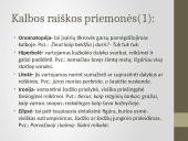 Kalbos raiško priemonių vartojimas viešosiose kalbose 7 puslapis