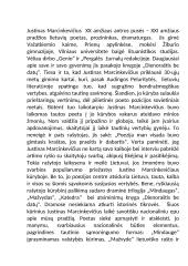 J. Marcinkevičius - istorinė asmenybė