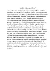 Ką reiškia būti vertam laisvės?