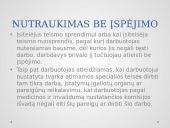 Darbo sutarties nutraukimo pagrindai 18 puslapis