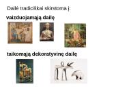 Dailes skirstymas - skaidrės 3 puslapis