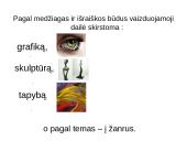 Dailes skirstymas - skaidrės 5 puslapis