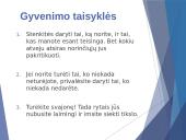 Gyvenimo ir elgesio taisyklės 2 puslapis