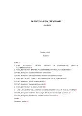 Praktikos ataskaita administracijos srityje