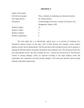 Kainos, kaip marketingo komplekso elemento, teorinė analizė 3 puslapis