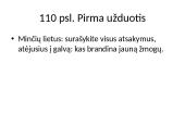Pasiruošimas rašiniui „Kas brandina jauną žmogų“ 3 puslapis