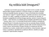 Pasiruošimas rašiniui „Kas brandina jauną žmogų“ 6 puslapis