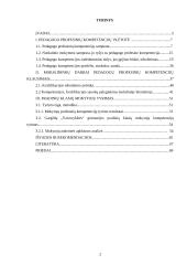 Pradinių klasių mokytojų profesinių kompetencijų plėtotė 2 puslapis