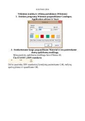 Pjovimo procesai ir įrankiai: praktika 2 puslapis
