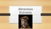 Abraomo Kulviečio biografija