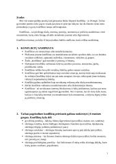 Konfliktai. Socialinio darbuotojo padėjėjo specialybė 3 puslapis