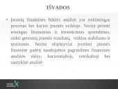 UAB "Busturas" Finansinės būklės analizė 13 puslapis