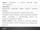 UAB "Busturas" Finansinės būklės analizė 2 puslapis