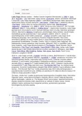 Lady Gaga gyvenimo aprašymas 2 puslapis