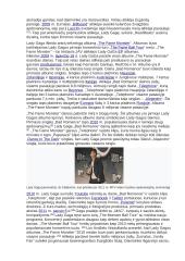 Lady Gaga gyvenimo aprašymas 4 puslapis