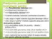 HTML svetainės kūrimo pamoka 3 puslapis