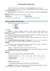 Statistinės funkcijos