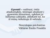 Kas suteikia gyvenimo prasmę? 15 puslapis
