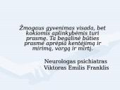 Kas suteikia gyvenimo prasmę? 19 puslapis