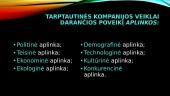 Tarptautinio verslo kompanijos aplinkos analizė 7 puslapis
