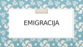 Emigracija - kas tai?