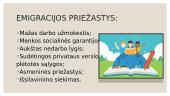 Emigracija - kas tai? 4 puslapis