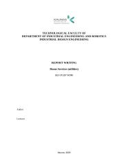 Report writing - Home Services (utilities)