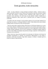 Žodis glaudžia, žodis skriaudžia