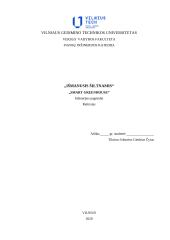 Verslo idėja - Išmanusis šiltnamis