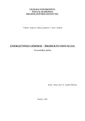 Energetiniai gėrimai - produkto inovacija