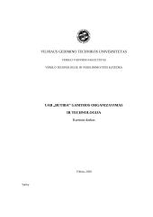 Gamybos kursinis darbas